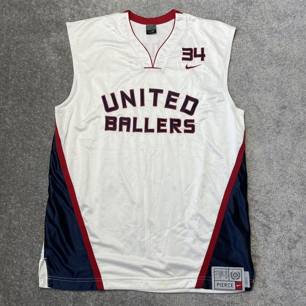 Vintage Nike United Ballers Jersey Large Basketball Paul Pierce Truth #34 NBA